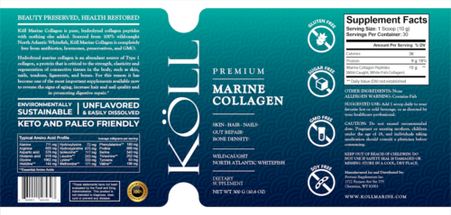 Koll-Marine-Collagen-Peptides-Powder-Label